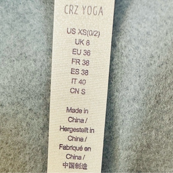 NEW CRZ Yoga Fleece Lined Half Zip Soft Pullover Sweatshirt Powder Blue Size XS - Picture 10 of 14